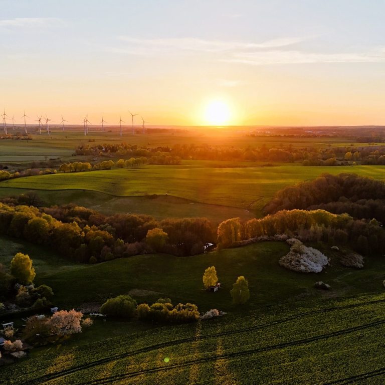 Vulpes Vision: Sonnenuntergang Drohnenaufnahme Sonnenuntergang