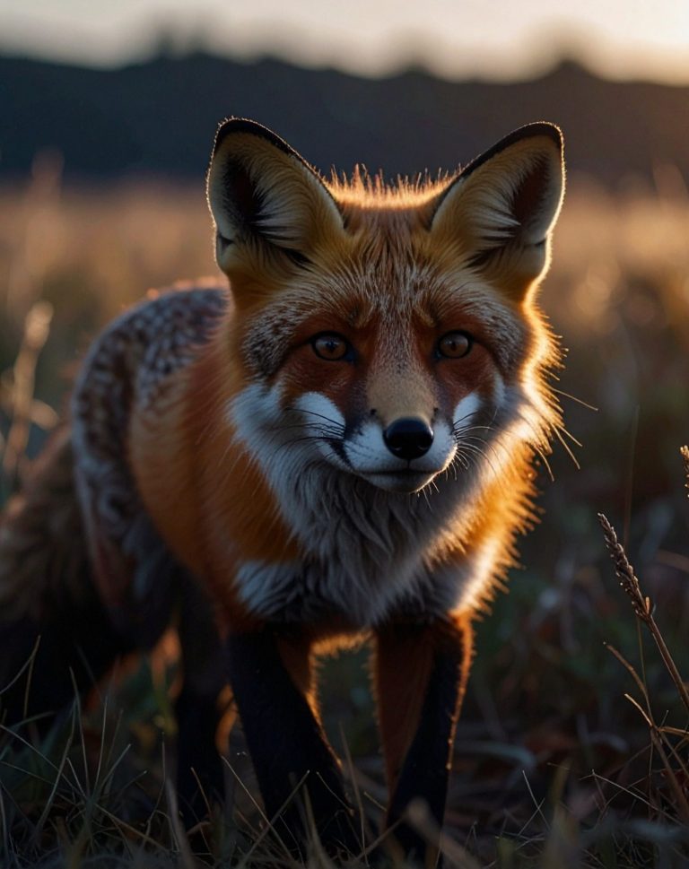 Darstellung dient der Dekoration und zeigt: Rotfuchs KI-generiert