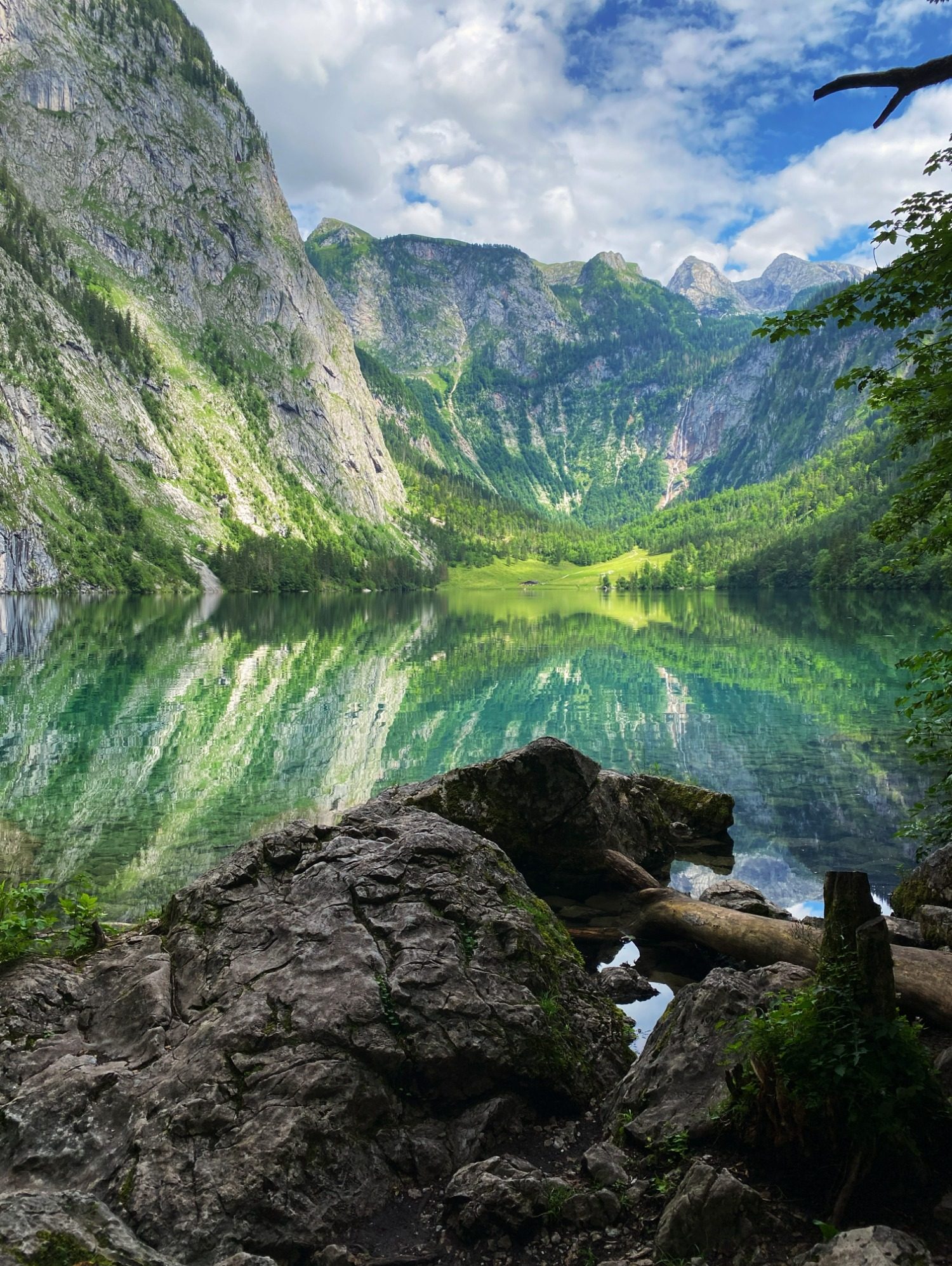Darstellung dient der Dekoration und zeigt: Hintersee Bayern