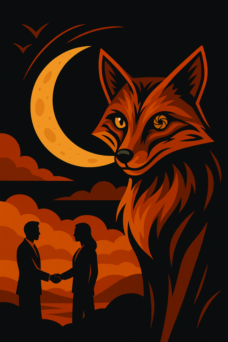 Darstellung dient der Dekoration und zeigt: Grafikdesign Fuchs